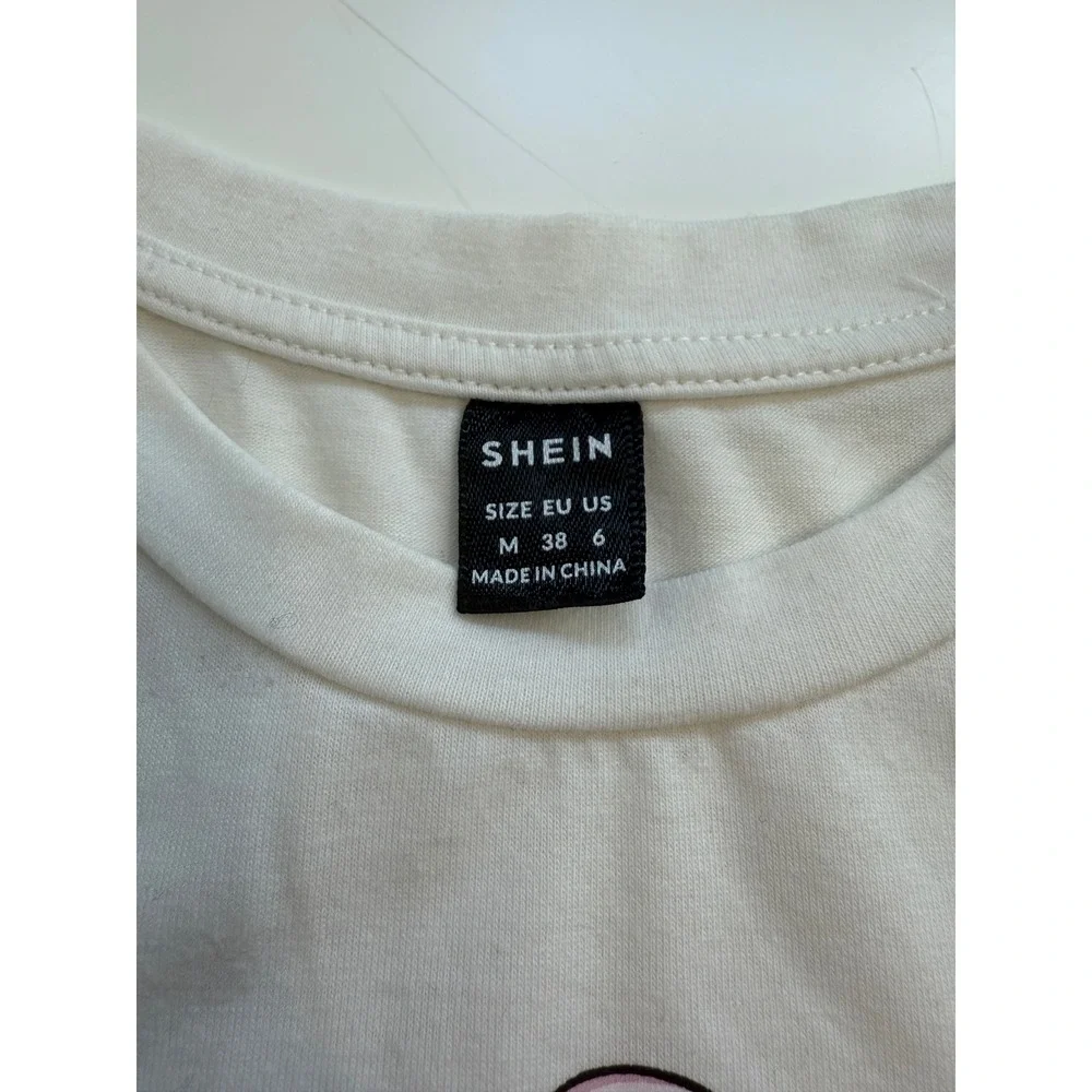 White Halloween Cowboy Ghost Crop Top Tee Pink Hat Boots Size M US‎ 6
